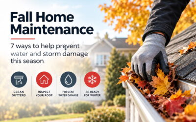 Entretien de la maison en automne : 7 façons de prévenir les dégâts d’eau et les dommages causés par les tempêtes cette saison 